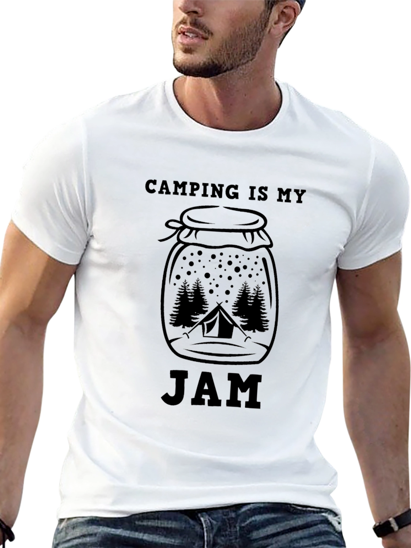 Camping Is My Jam Graphic Tee