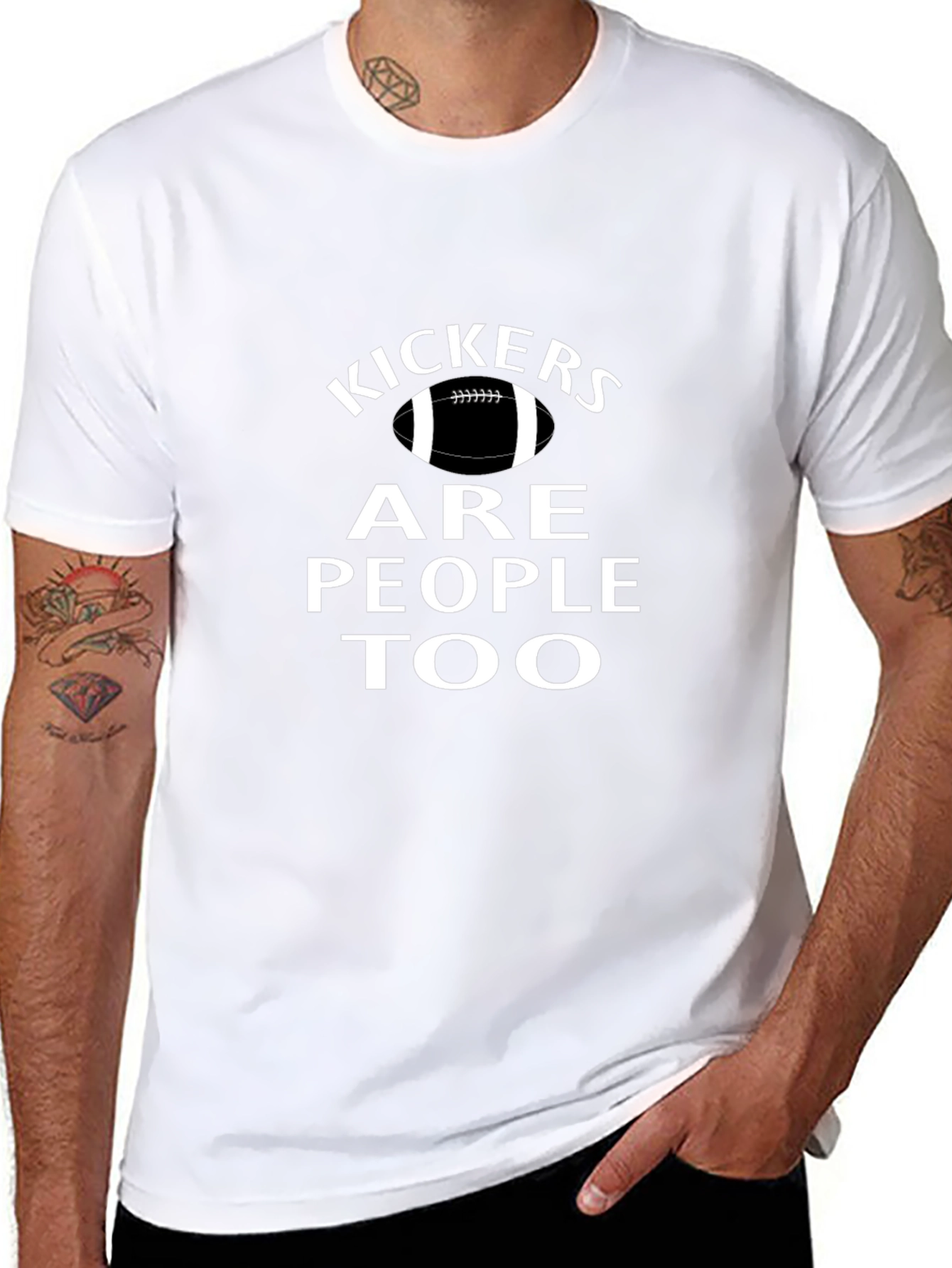 Kickers Are People Too Graphic T-Shirt