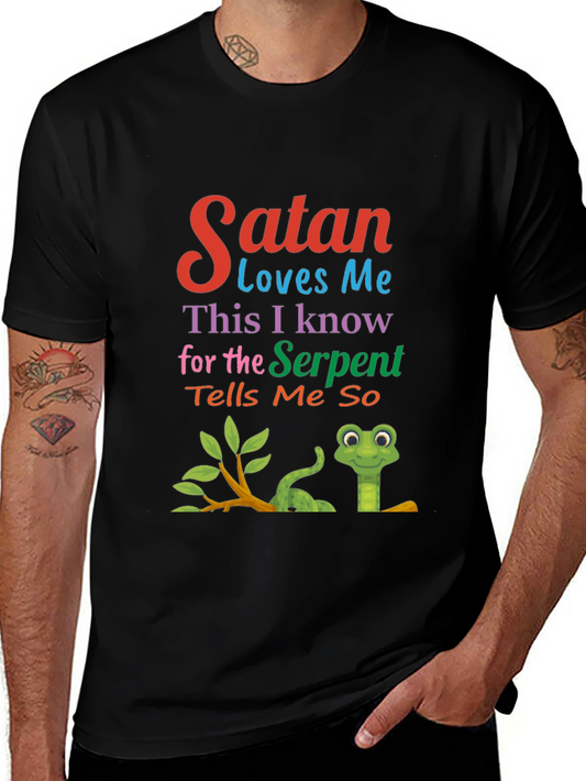 Satan Loves Me Graphic Tee