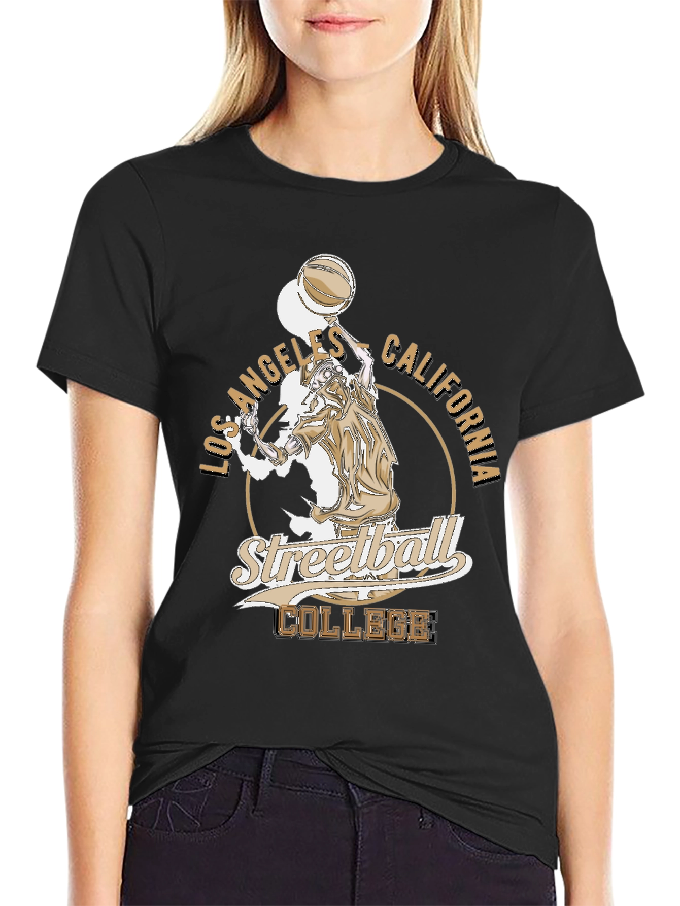 Los Angeles Streetball College Graphic Tee