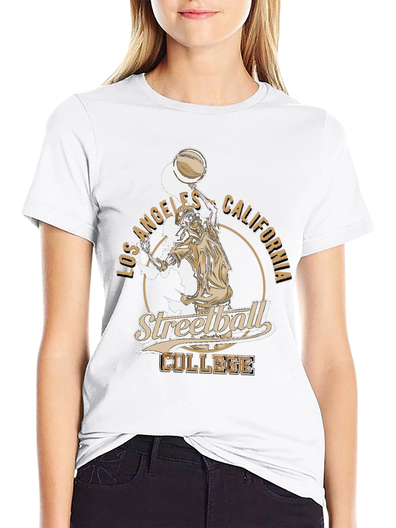Los Angeles Streetball College Graphic Tee