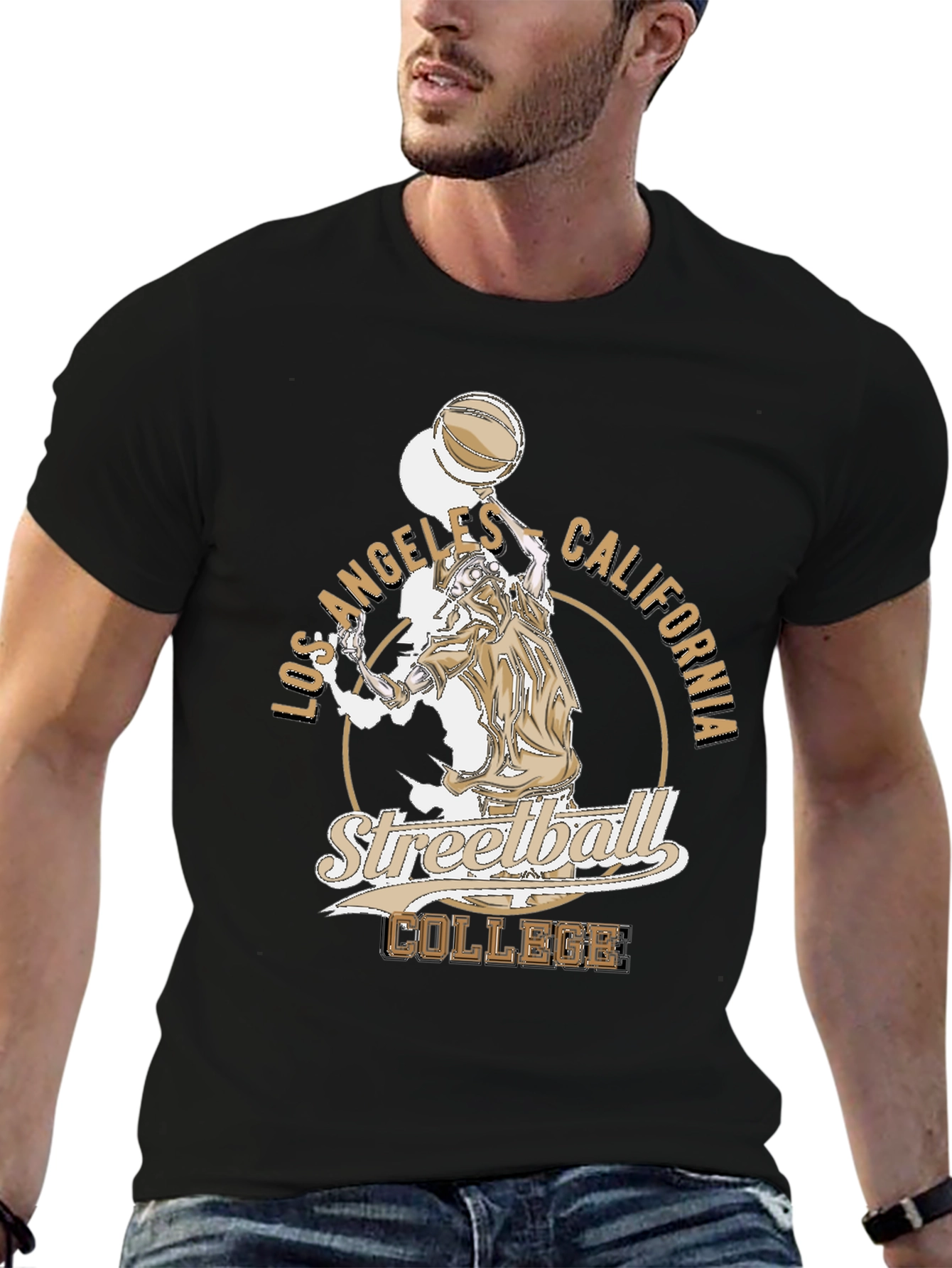 Los Angeles Streetball College Graphic Tee