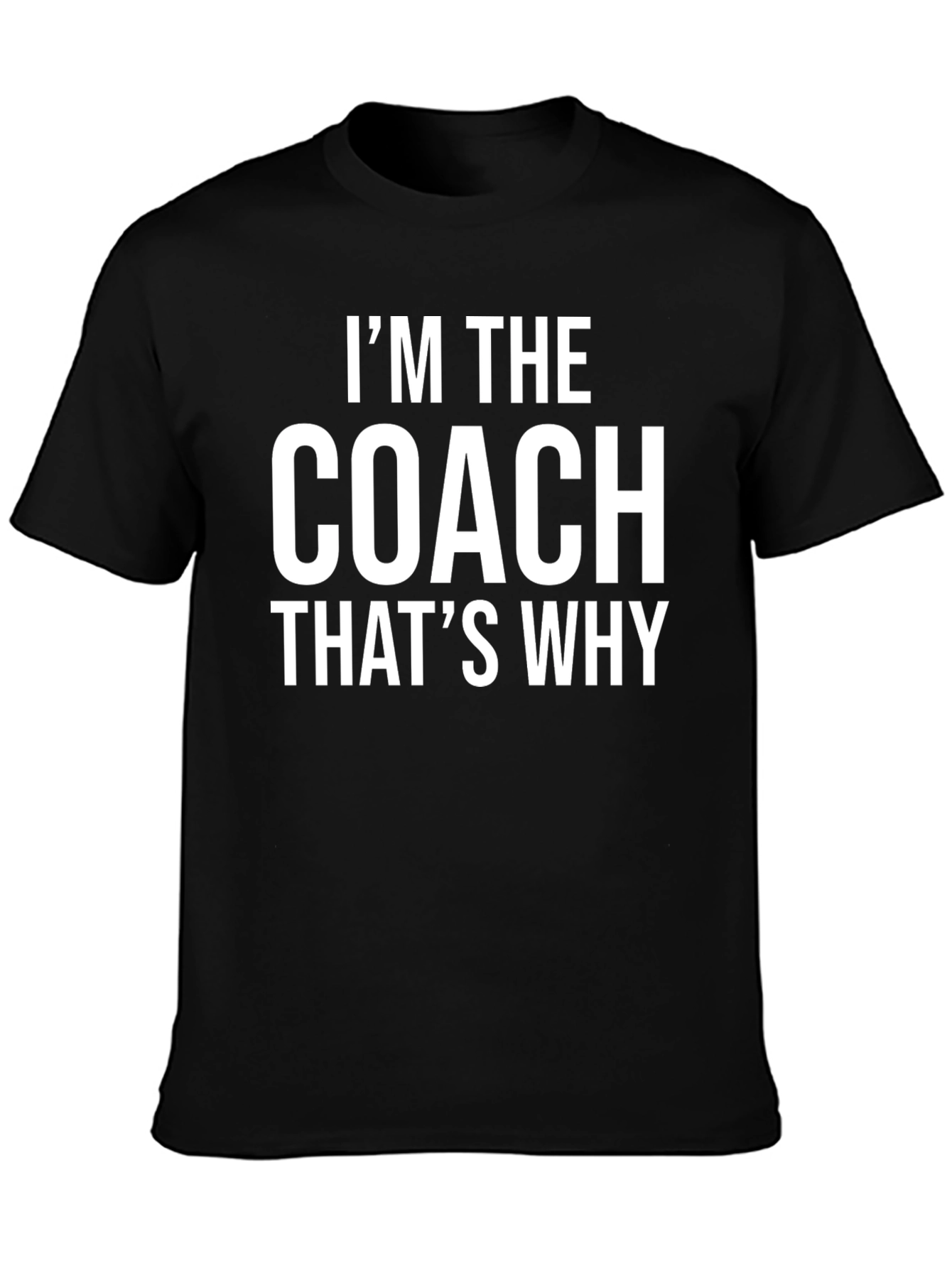 Im The Coach Thats Why Graphic Tee