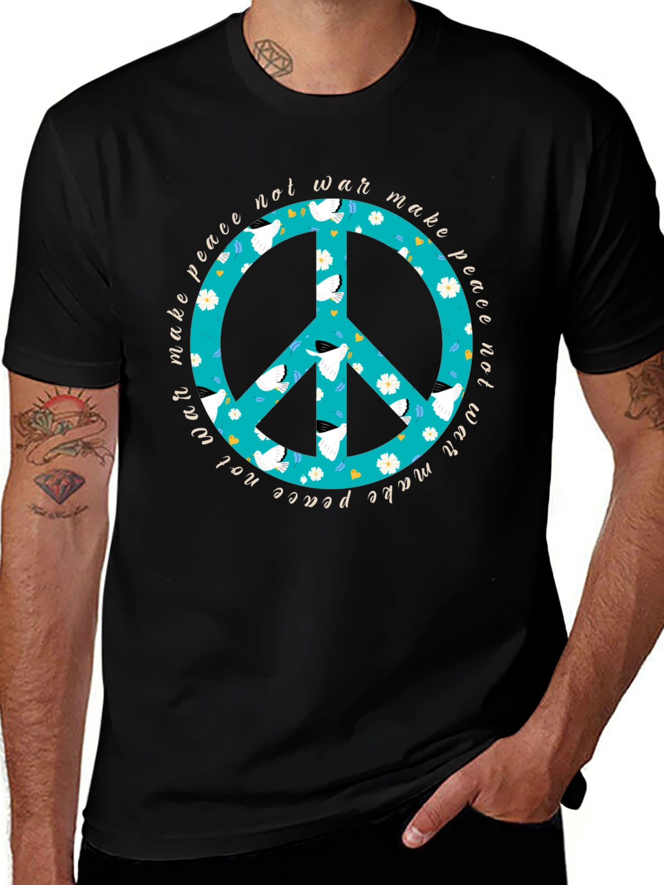 Make Peace Not War Graphic T-Shirt