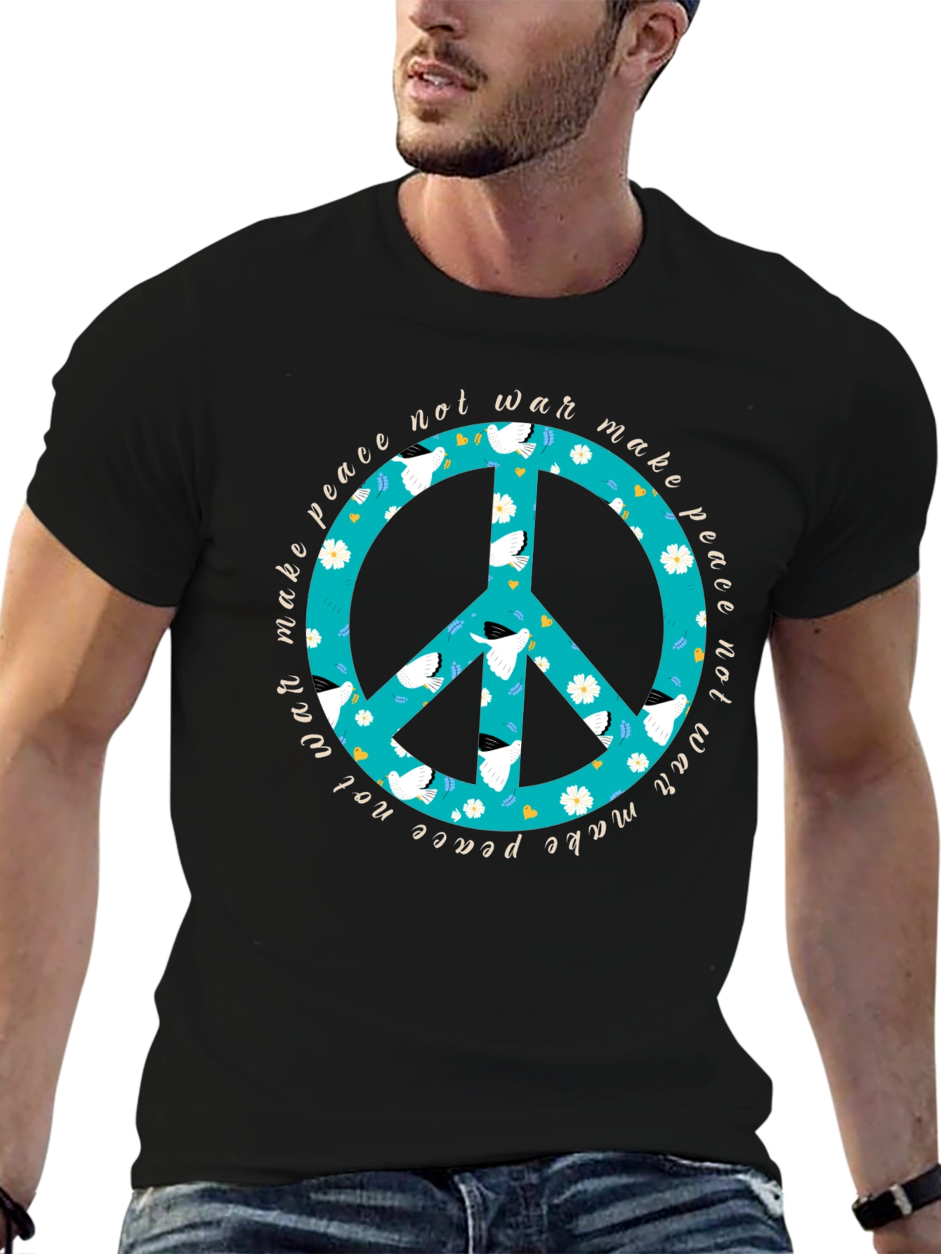 Make Peace Not War Graphic T-Shirt