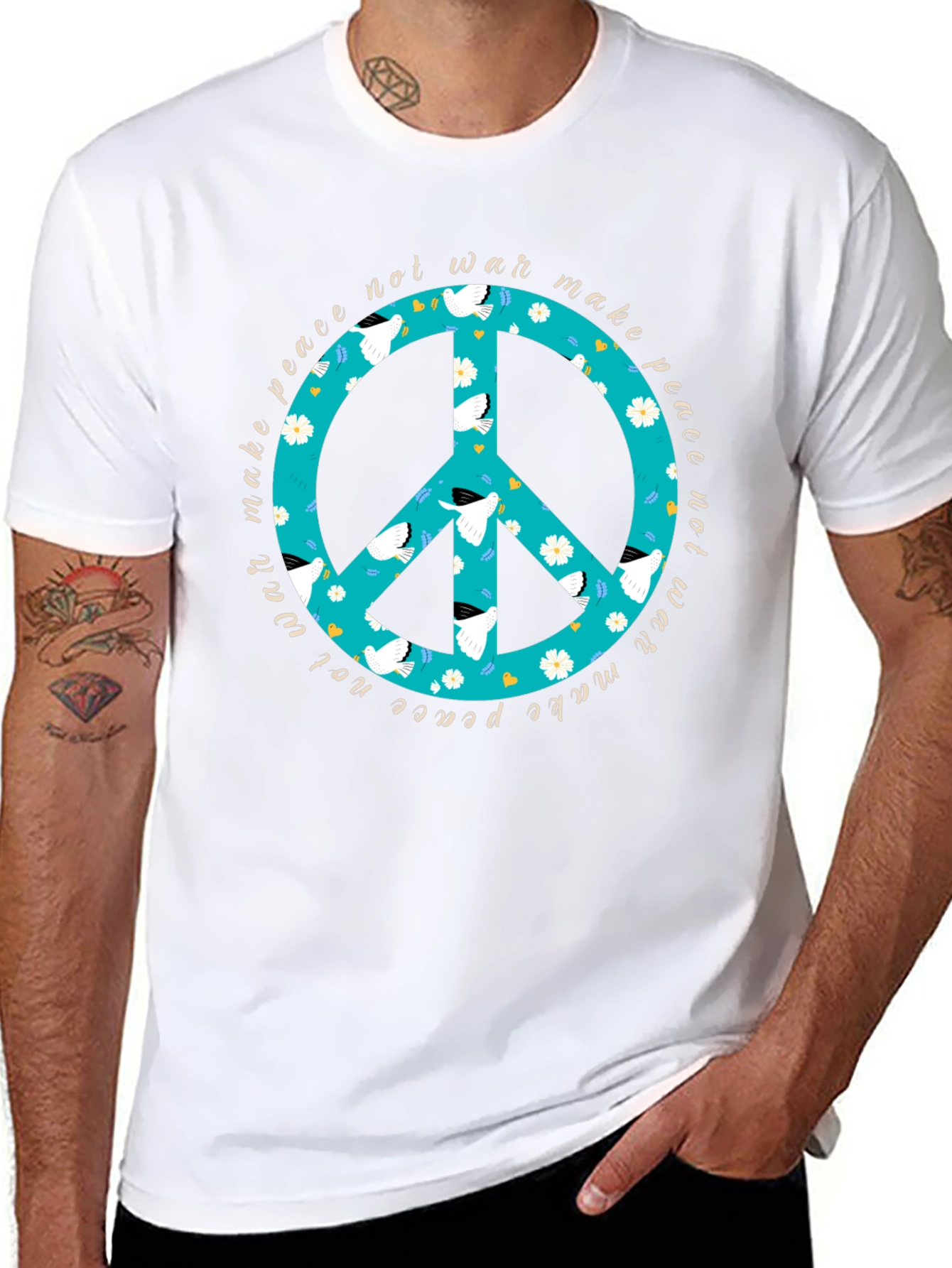 Make Peace Not War Graphic T-Shirt
