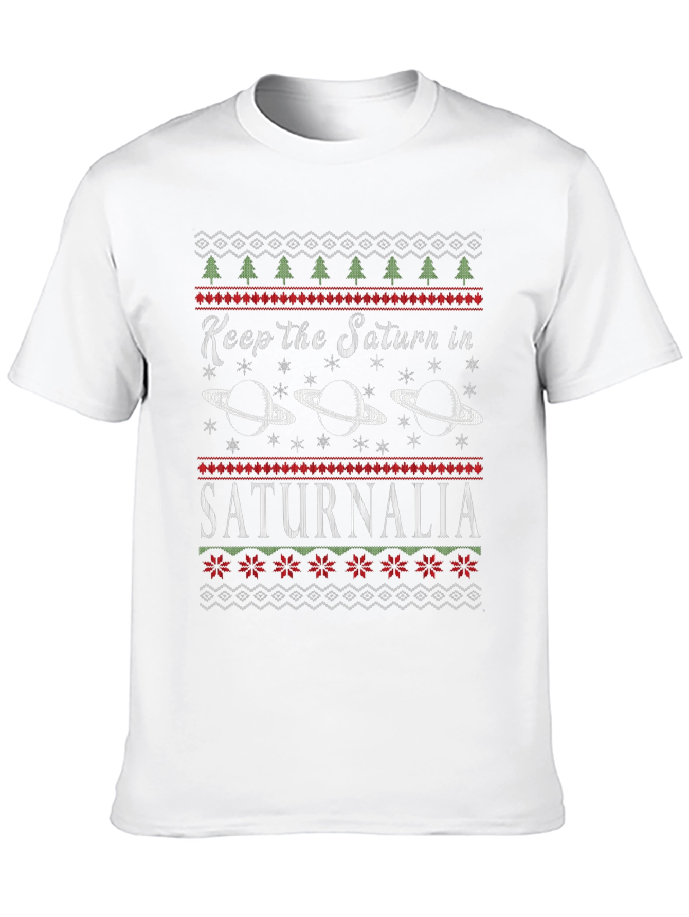 Keep the Saturn in Saturnalia Holiday Tee