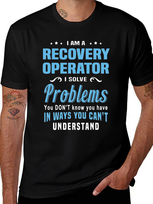 Recovery Operator I Solve Problems T-Shirt