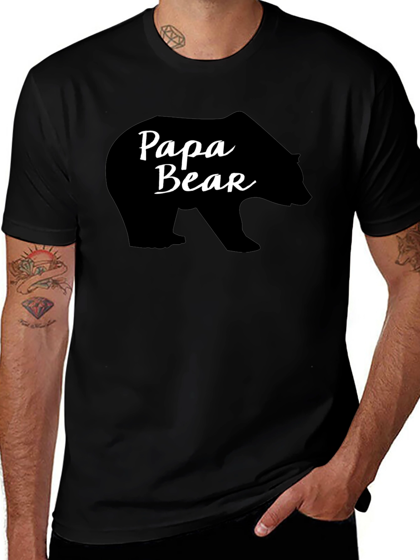 Papa Bear T-Shirt - Dad Bear Graphic Tee