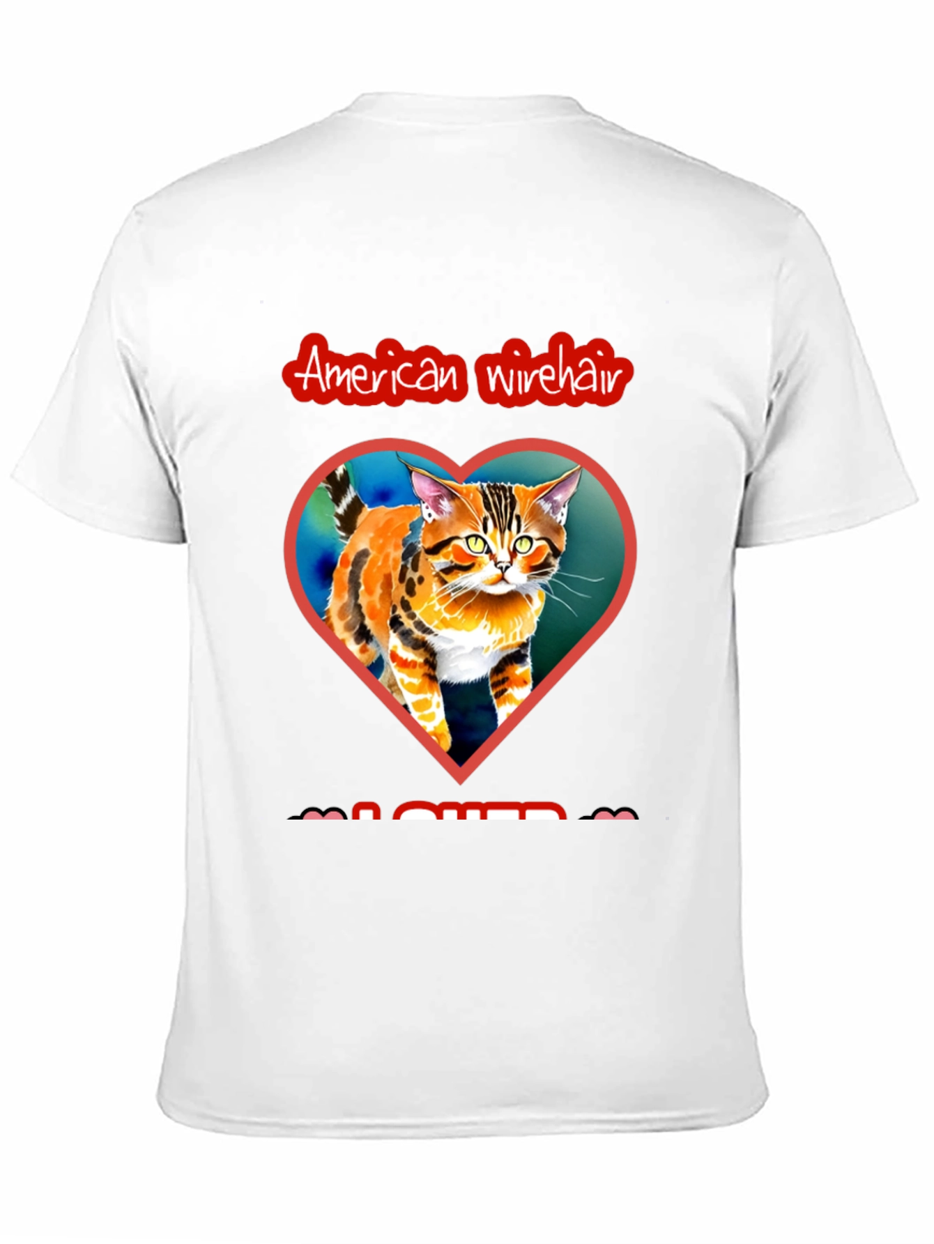 American Wirehair Cat Lover T-Shirt