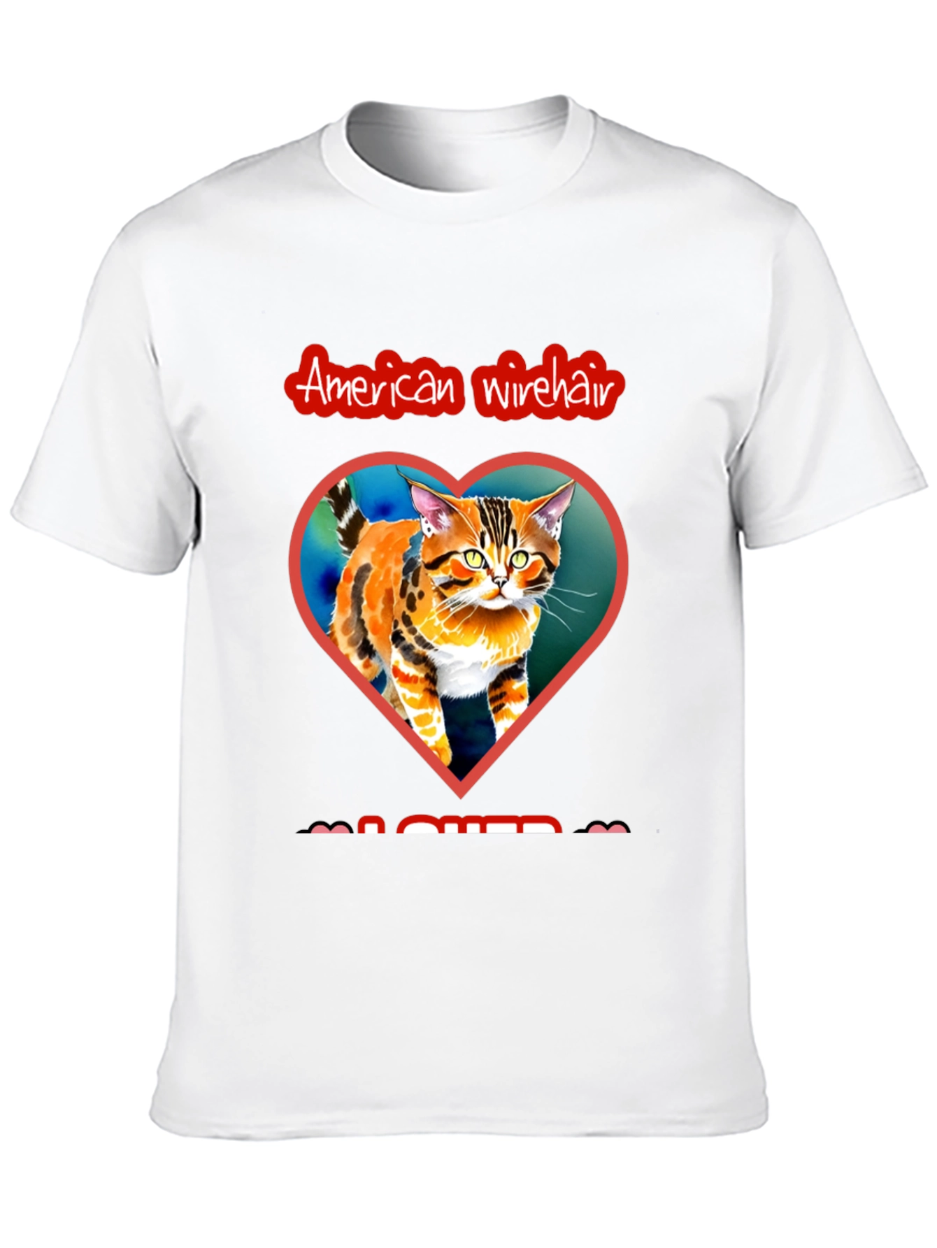 American Wirehair Cat Lover T-Shirt
