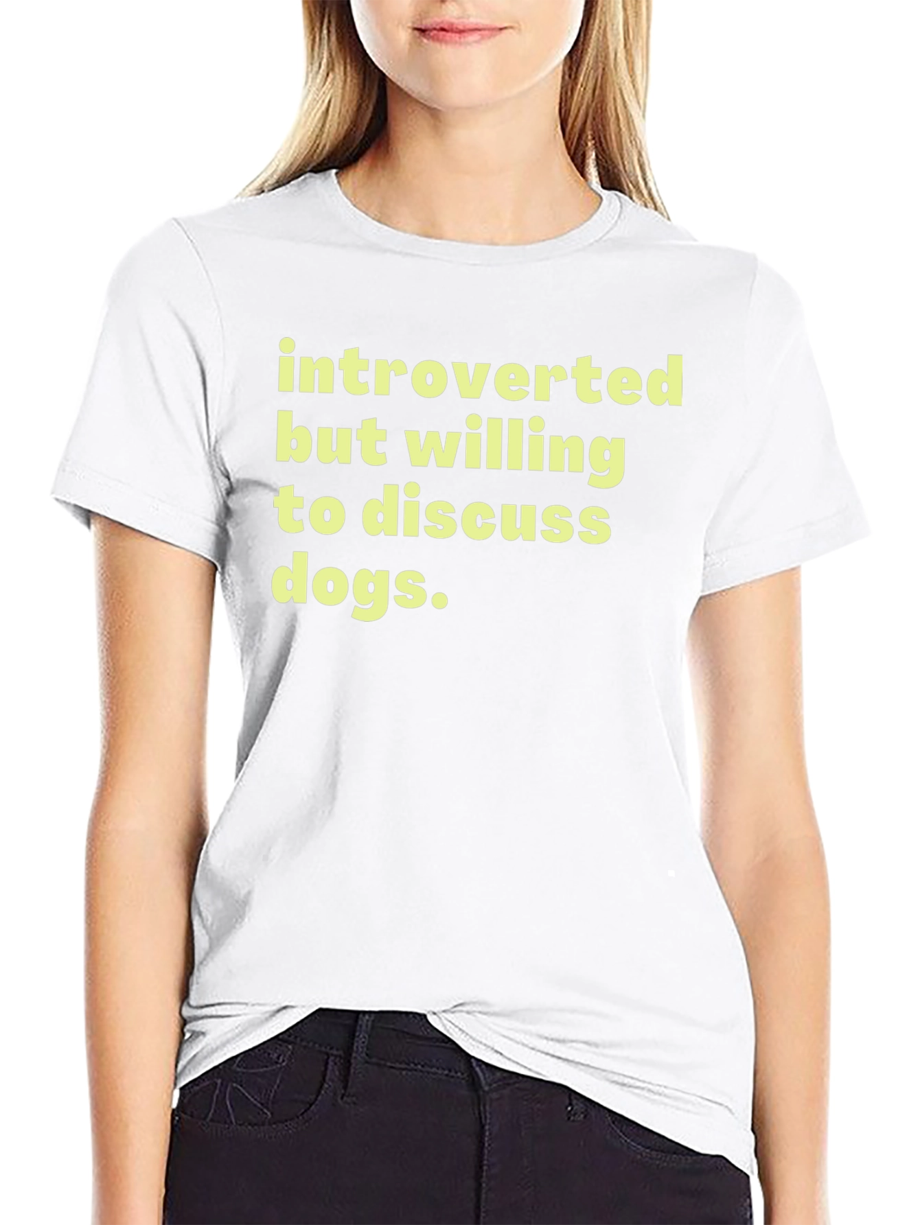 Introverted Dog Lover T-Shirt - Soft Cotton Tee