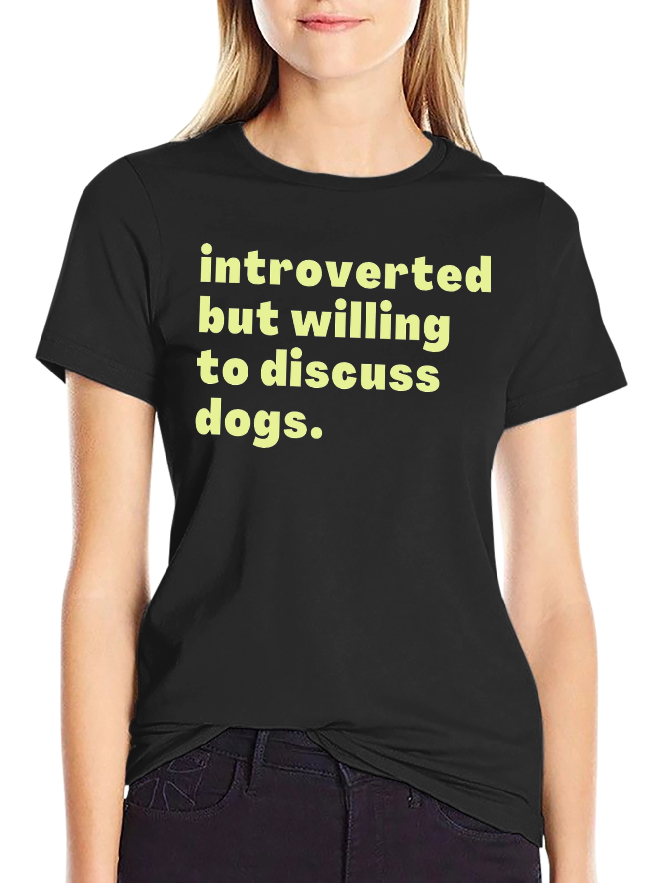 Introverted Dog Lover T-Shirt - Soft Cotton Tee