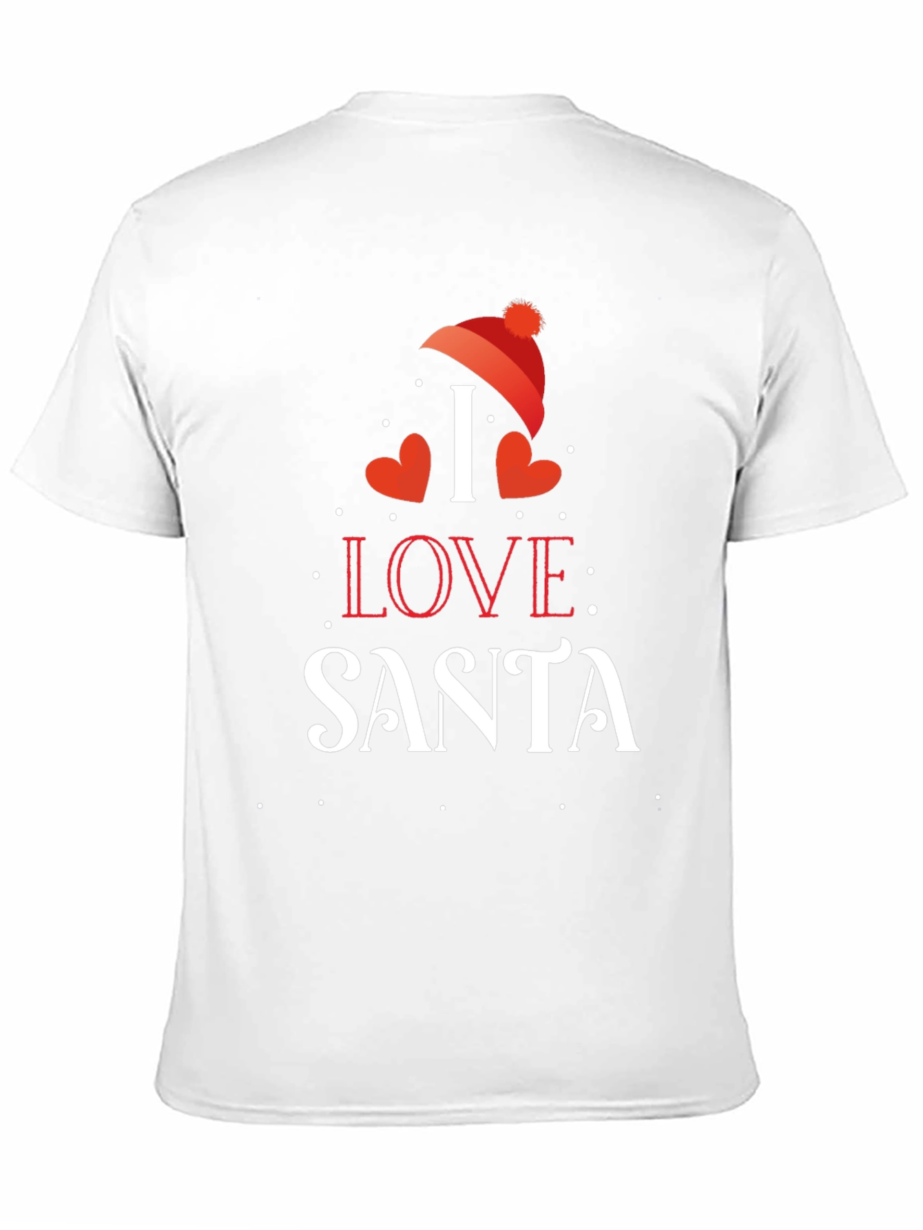 I Love Santa Christmas Graphic T-Shirt