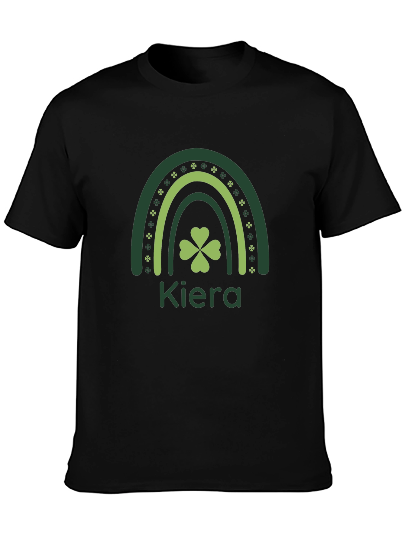 Kiera St. Patricks Day Rainbow Clover Tee
