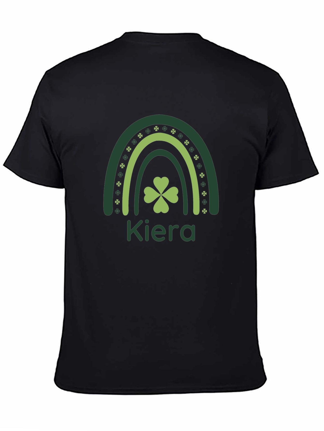 Kiera St. Patricks Day Rainbow Clover Tee