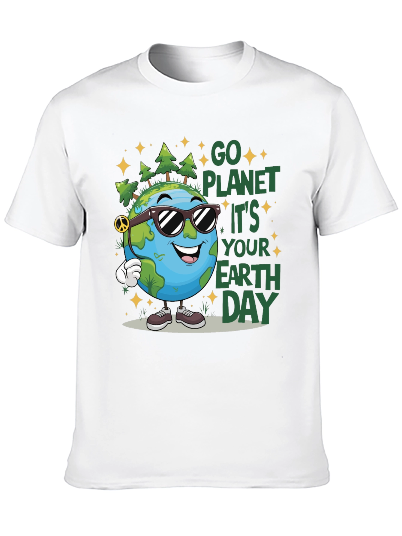 Earth Day Graphic Tee - Go Planet!