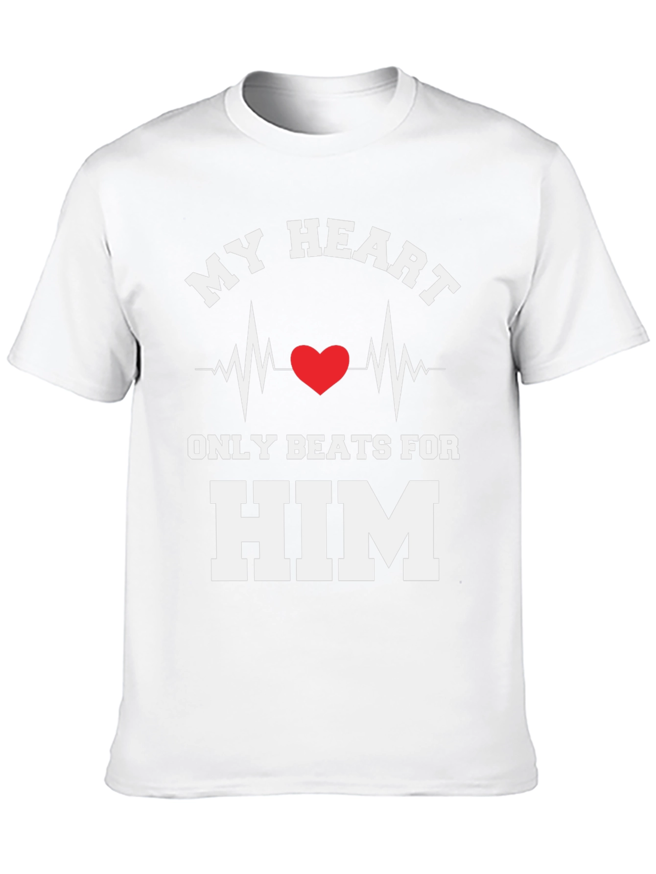 My Heart Beats For Him Graphic Tee