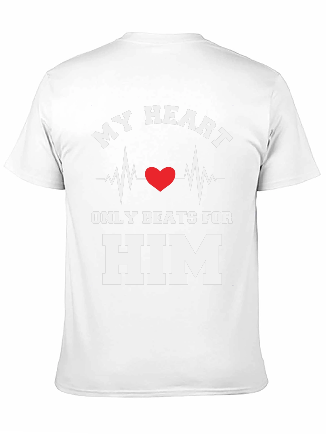 My Heart Beats For Him Graphic Tee