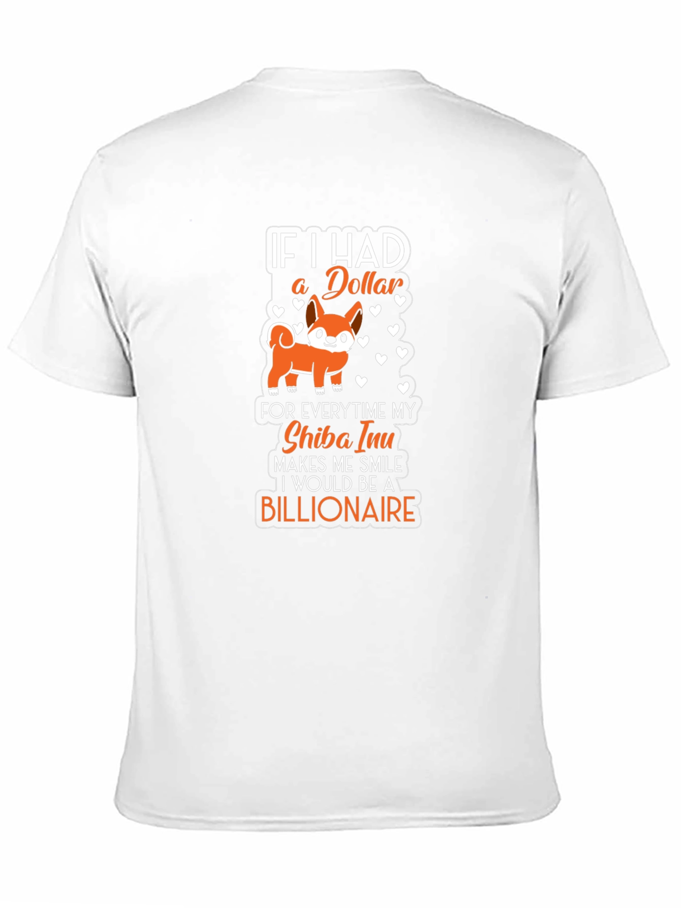 Shiba Inu Billionaire T-Shirt - Dog Lover Gift