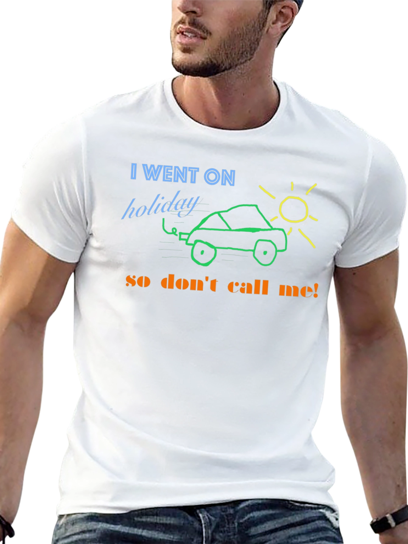 Holiday Car Graphic T-Shirt - Relax & Unwind!