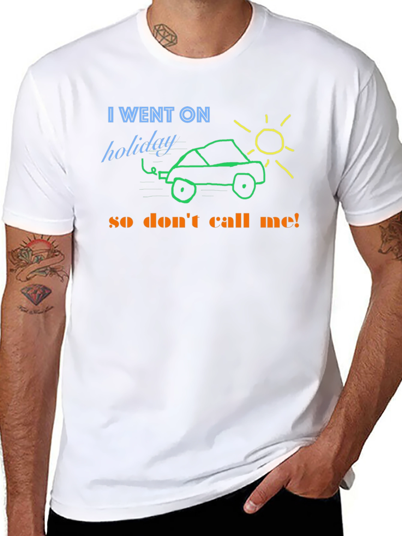 Holiday Car Graphic T-Shirt - Relax & Unwind!