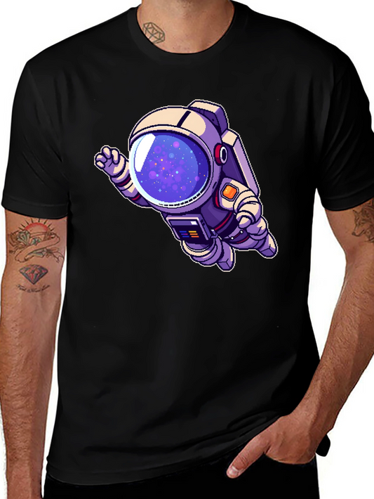 Astronaut Graphic Black T-Shirt