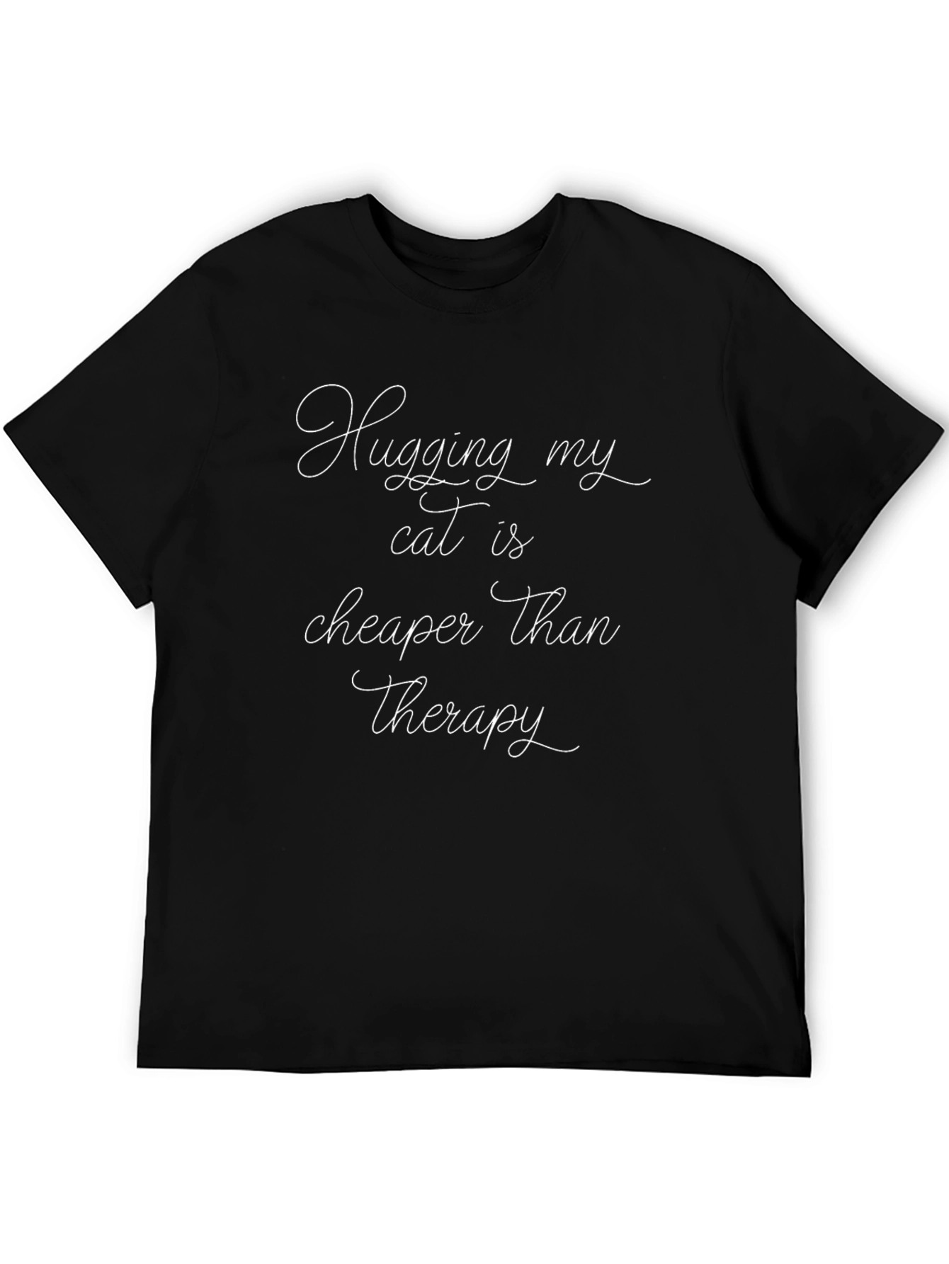 Cat Lover Therapy T-Shirt Funny Cat Hugs Tee