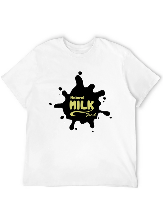 Natural Milk Fresh Graphic Tee - Black