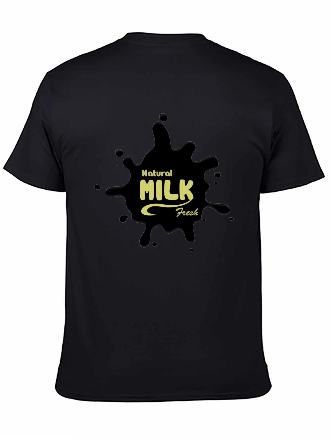 Natural Milk Fresh Graphic Tee - Black