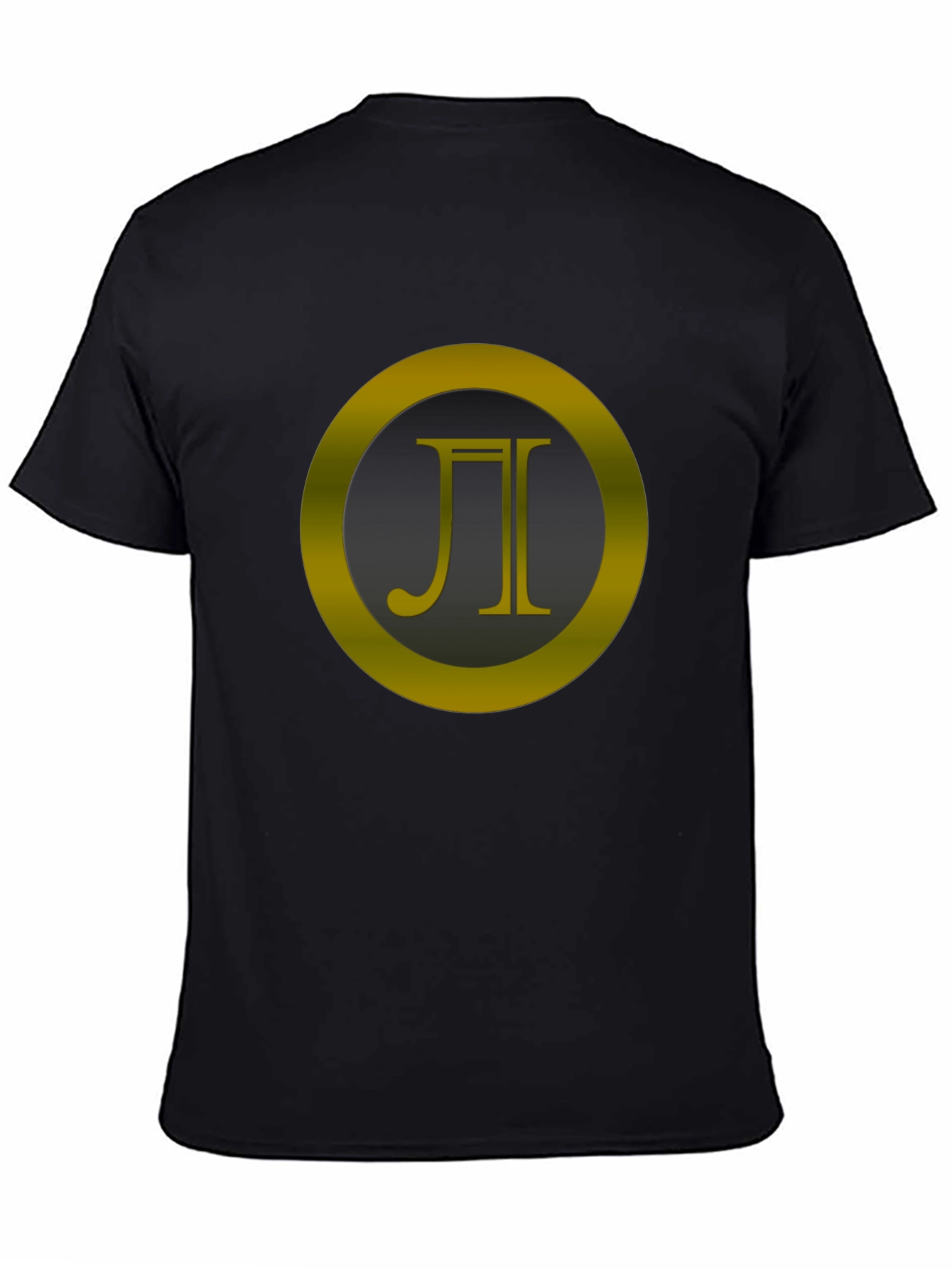Modern Symbol Graphic Black T-Shirt