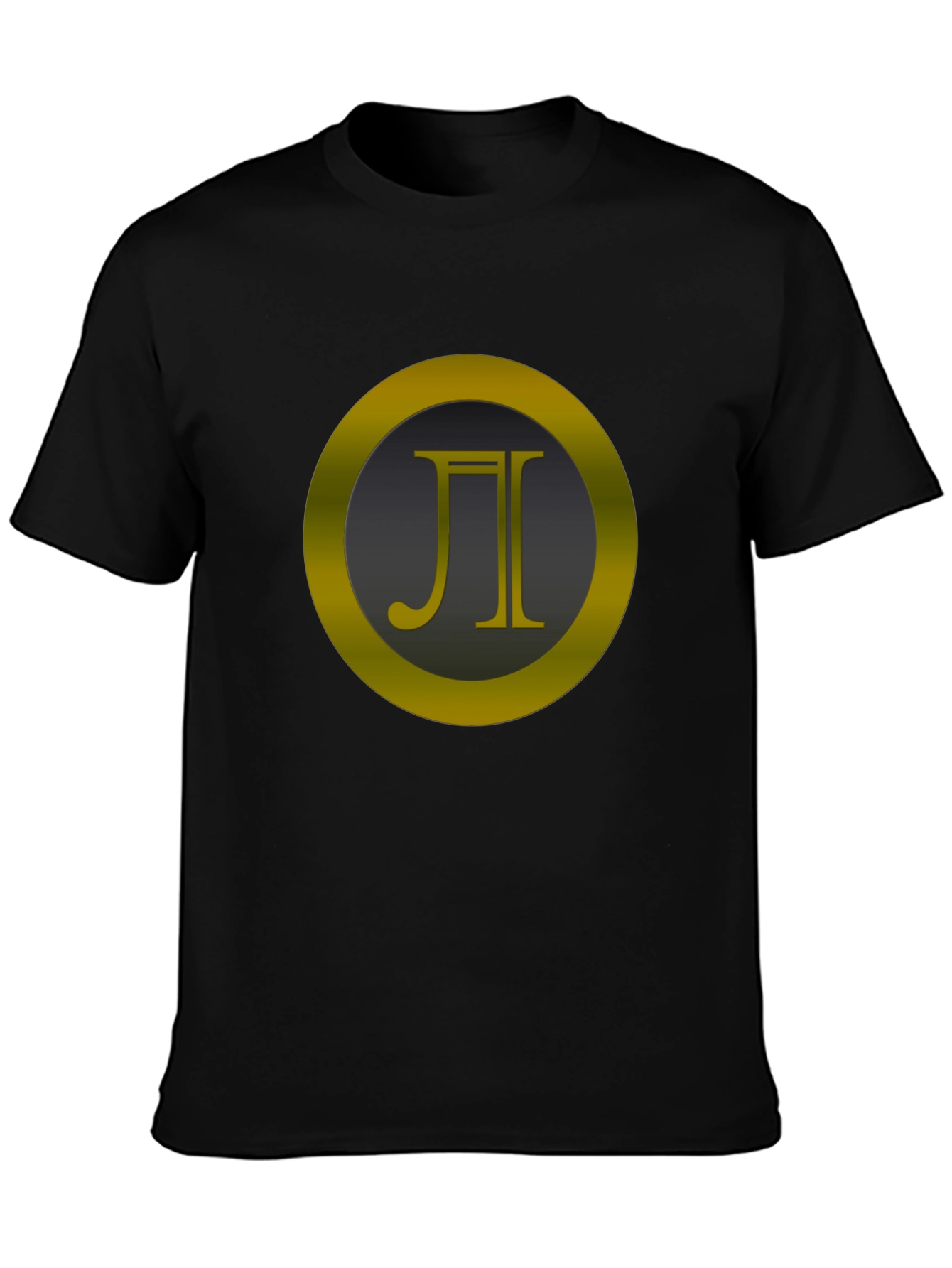 Modern Symbol Graphic Black T-Shirt