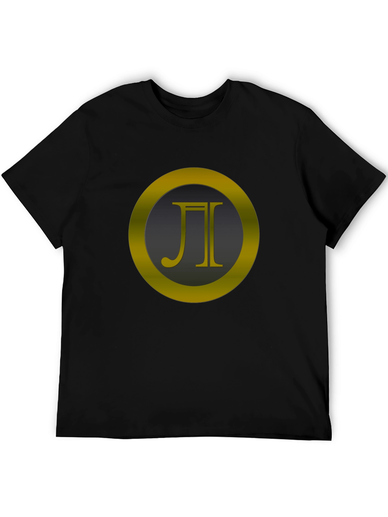 Modern Symbol Graphic Black T-Shirt
