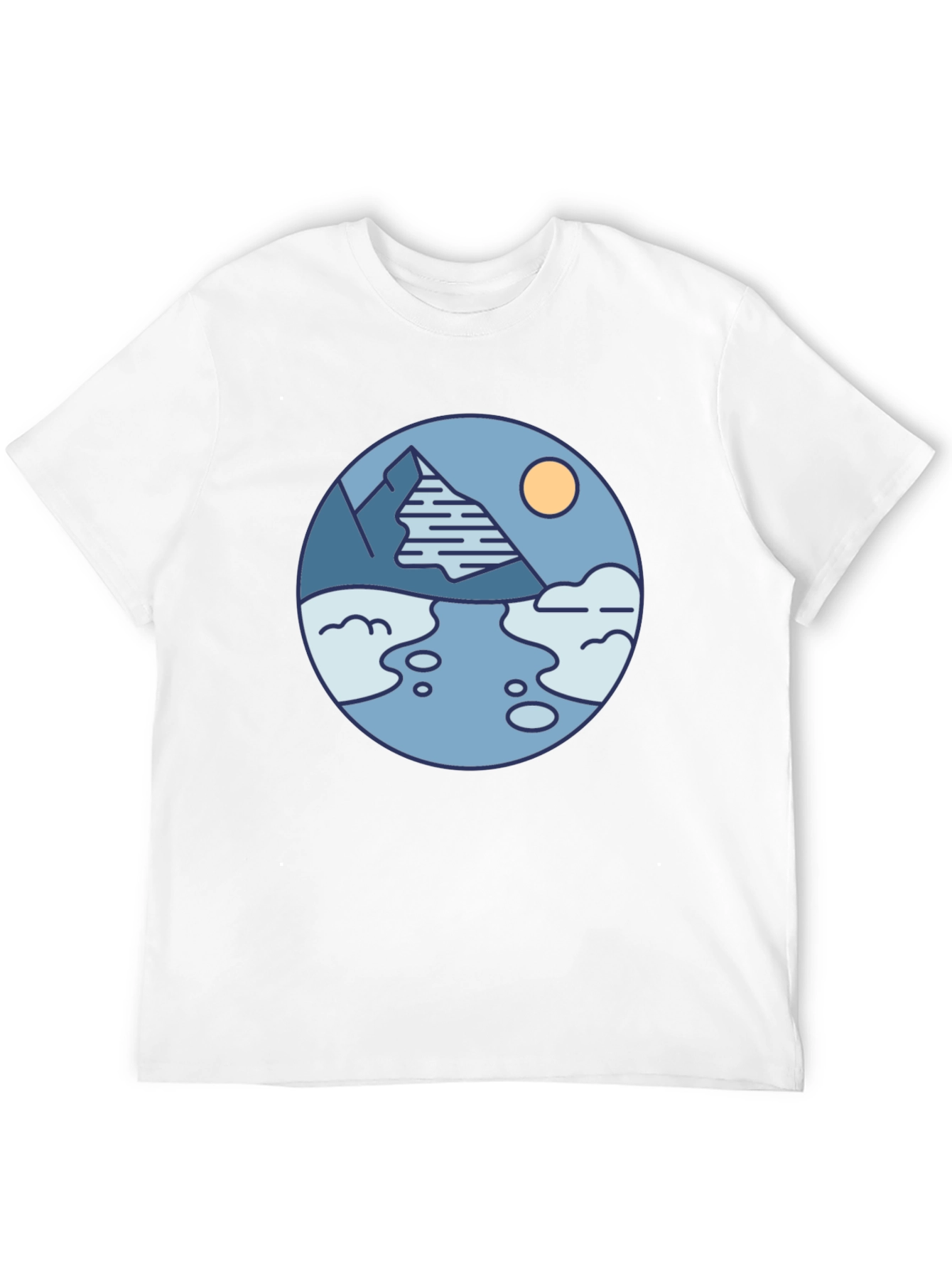 Mountain River Graphic T-Shirt