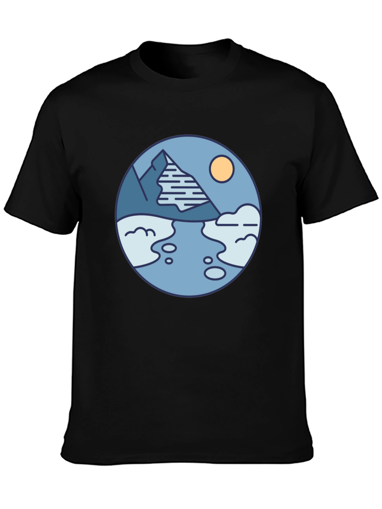 Mountain River Graphic T-Shirt