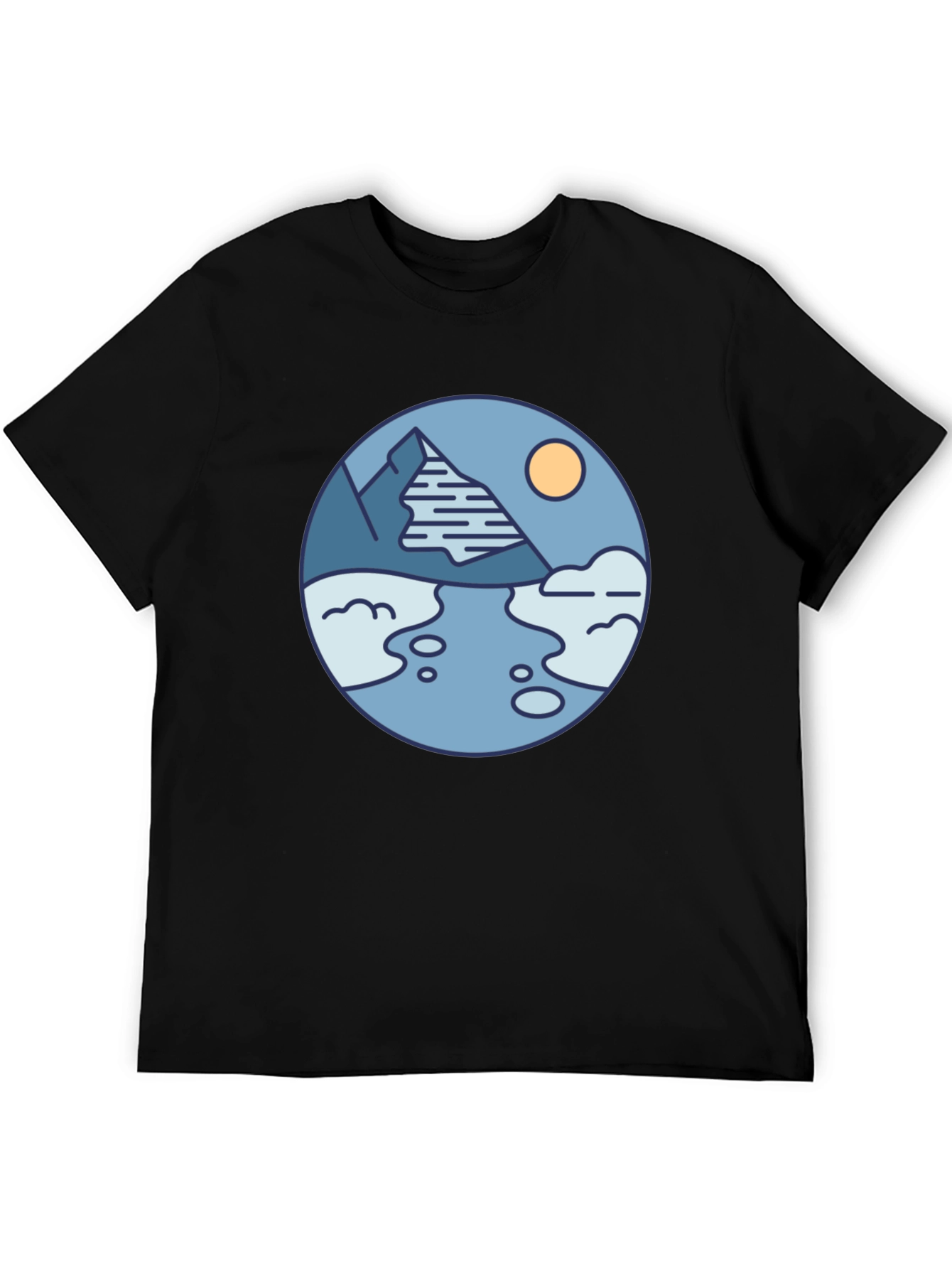 Mountain River Graphic T-Shirt