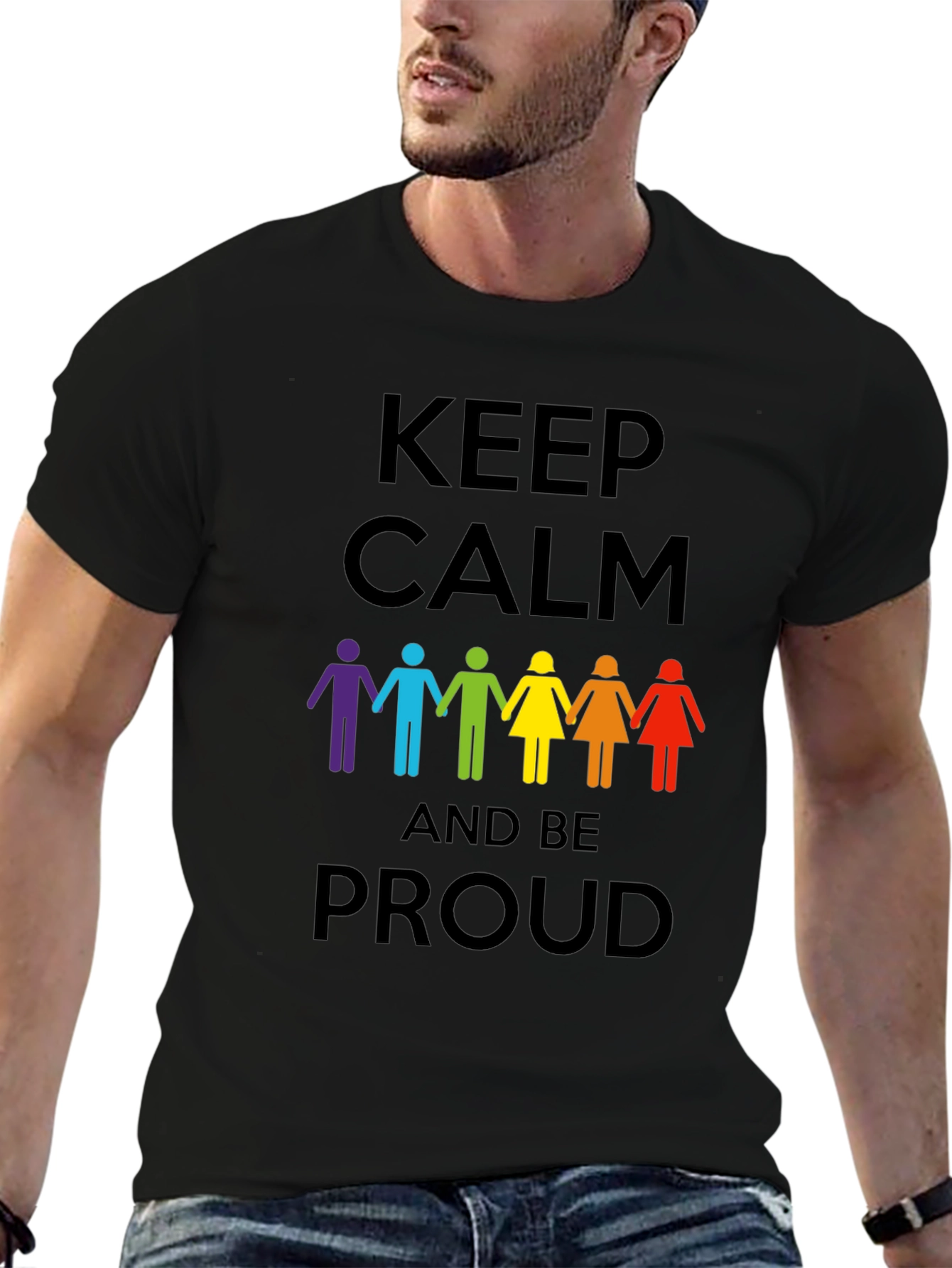 Keep Calm and Be Proud Graphic Tee