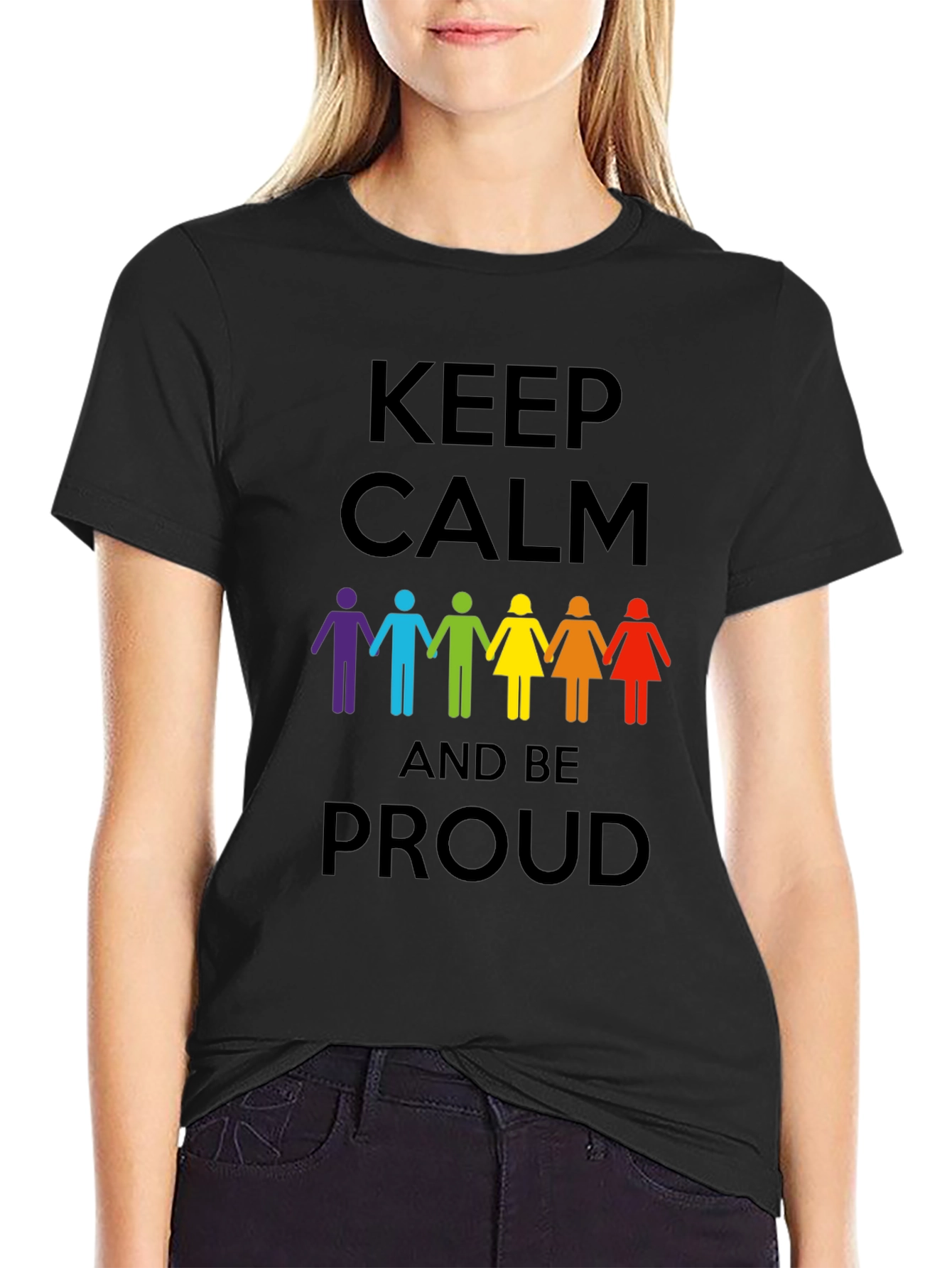 Keep Calm and Be Proud Graphic Tee