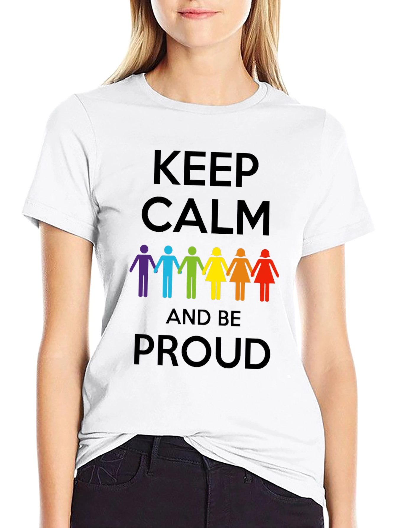 Keep Calm and Be Proud Graphic Tee