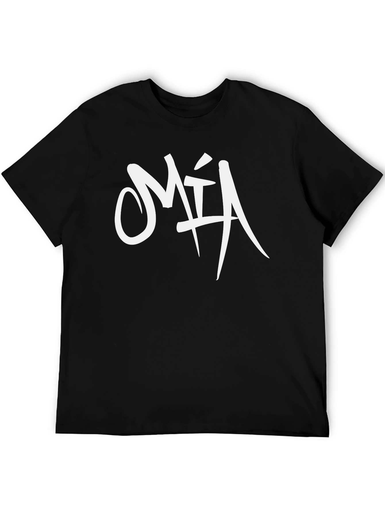 M.I.A. Graphic Tee - Black Cotton T-Shirt
