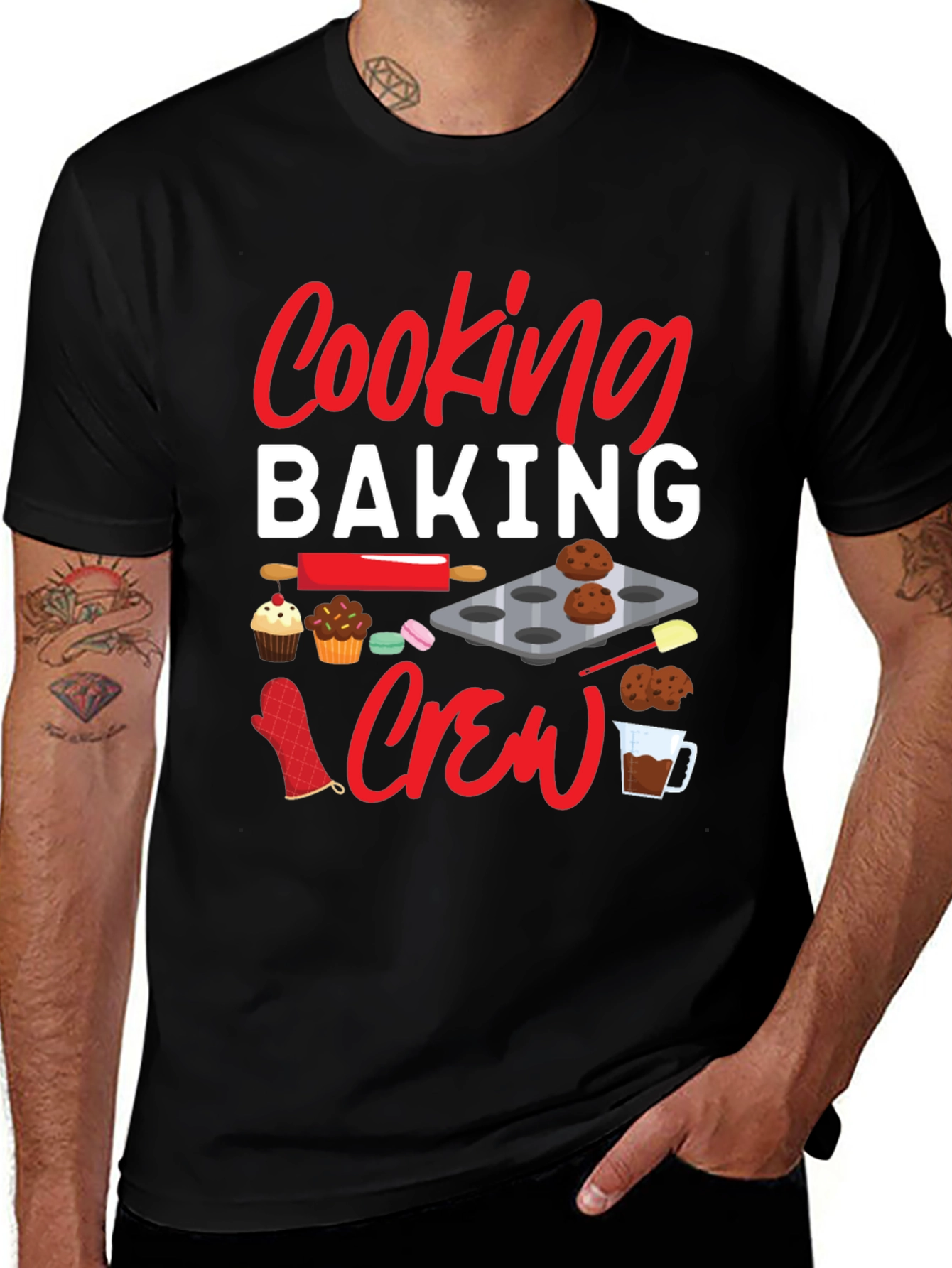 Cooking Baking Crew Graphic T-Shirt