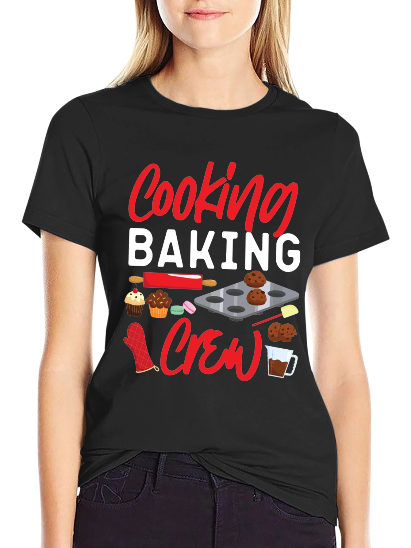 Cooking Baking Crew Graphic T-Shirt