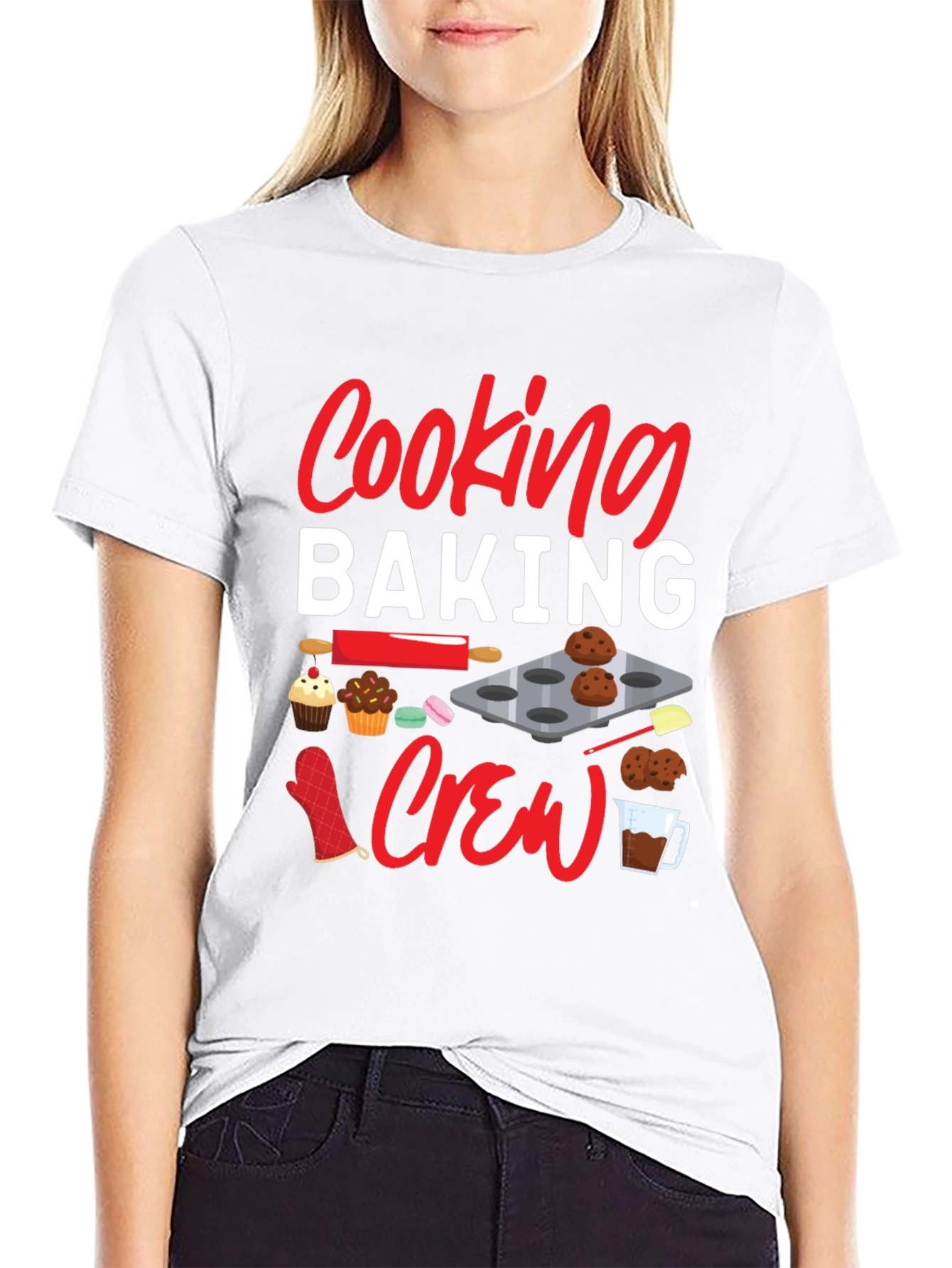 Cooking Baking Crew Graphic T-Shirt