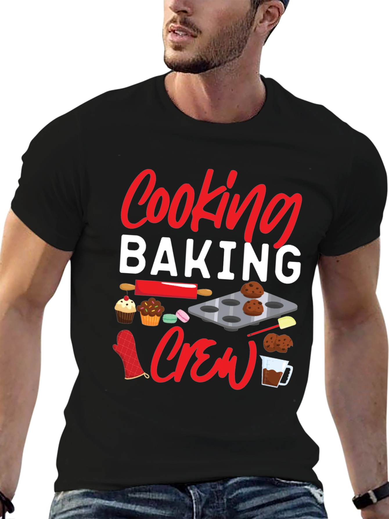 Cooking Baking Crew Graphic T-Shirt