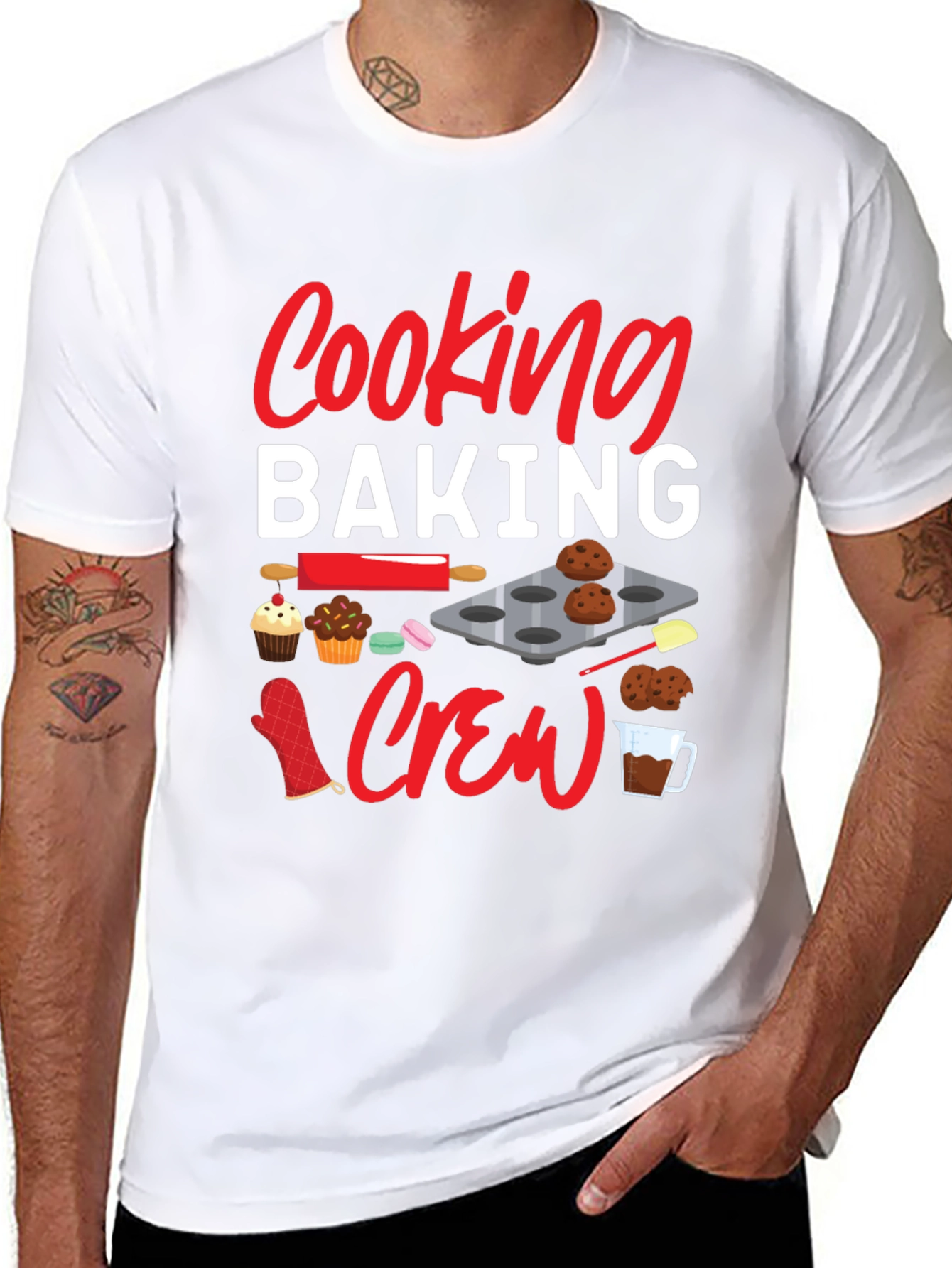 Cooking Baking Crew Graphic T-Shirt