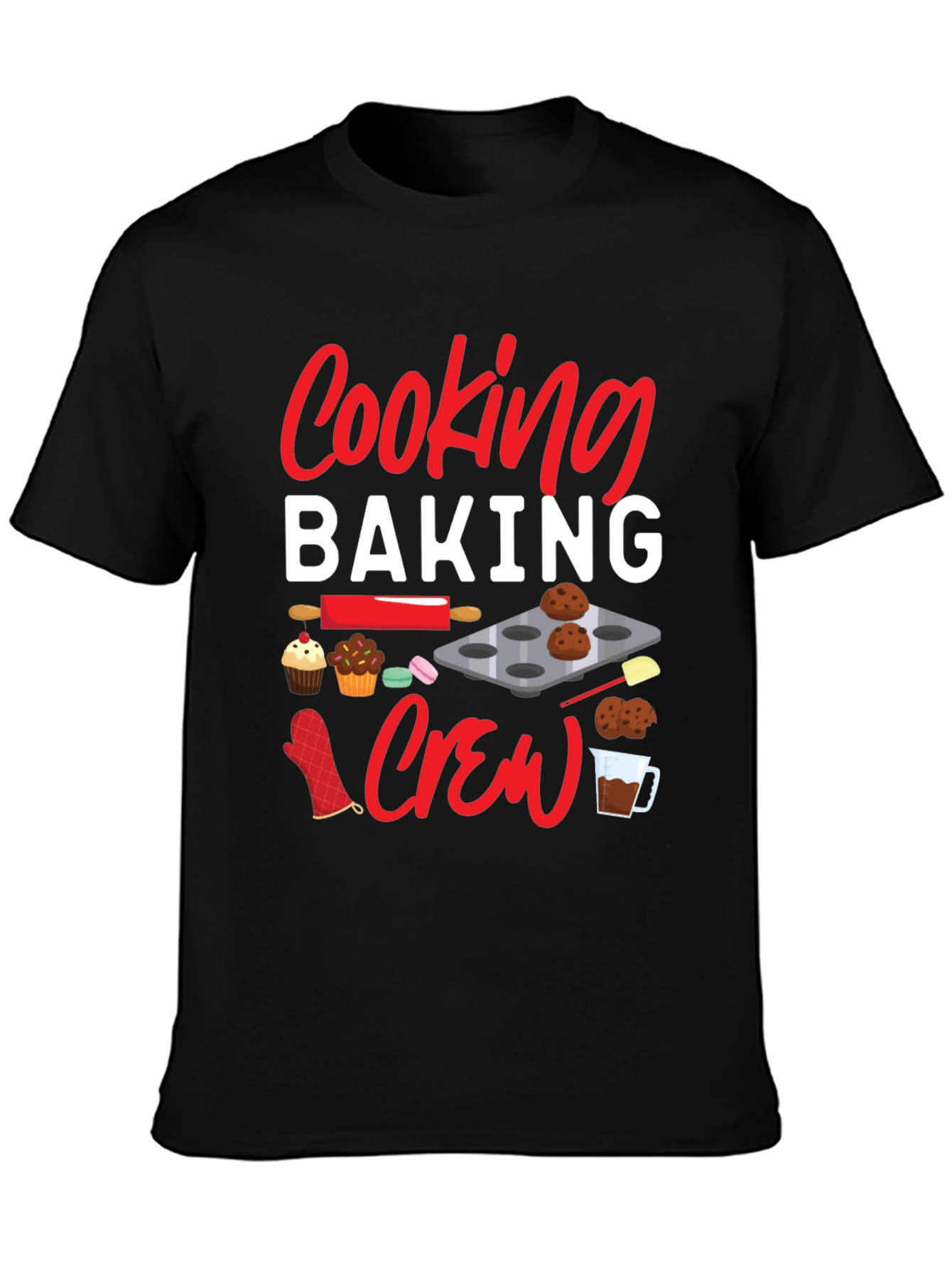 Cooking Baking Crew Graphic T-Shirt