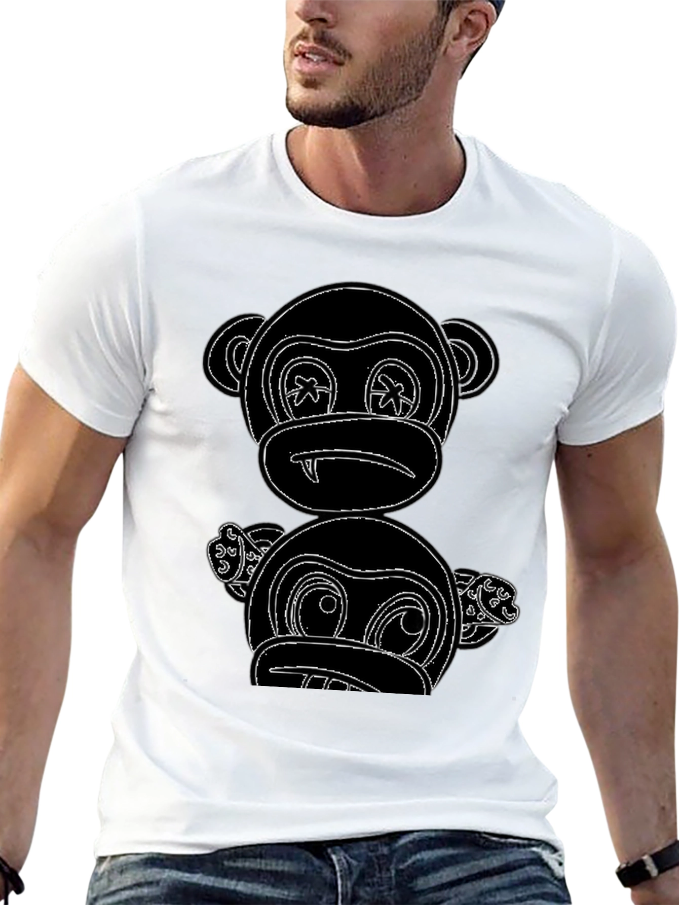 Funky Monkey Graphic Tee - Cool Casual Style