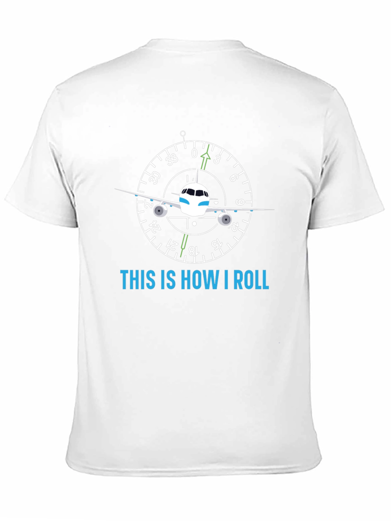 Pilot Attitude Indicator Graphic T-Shirt