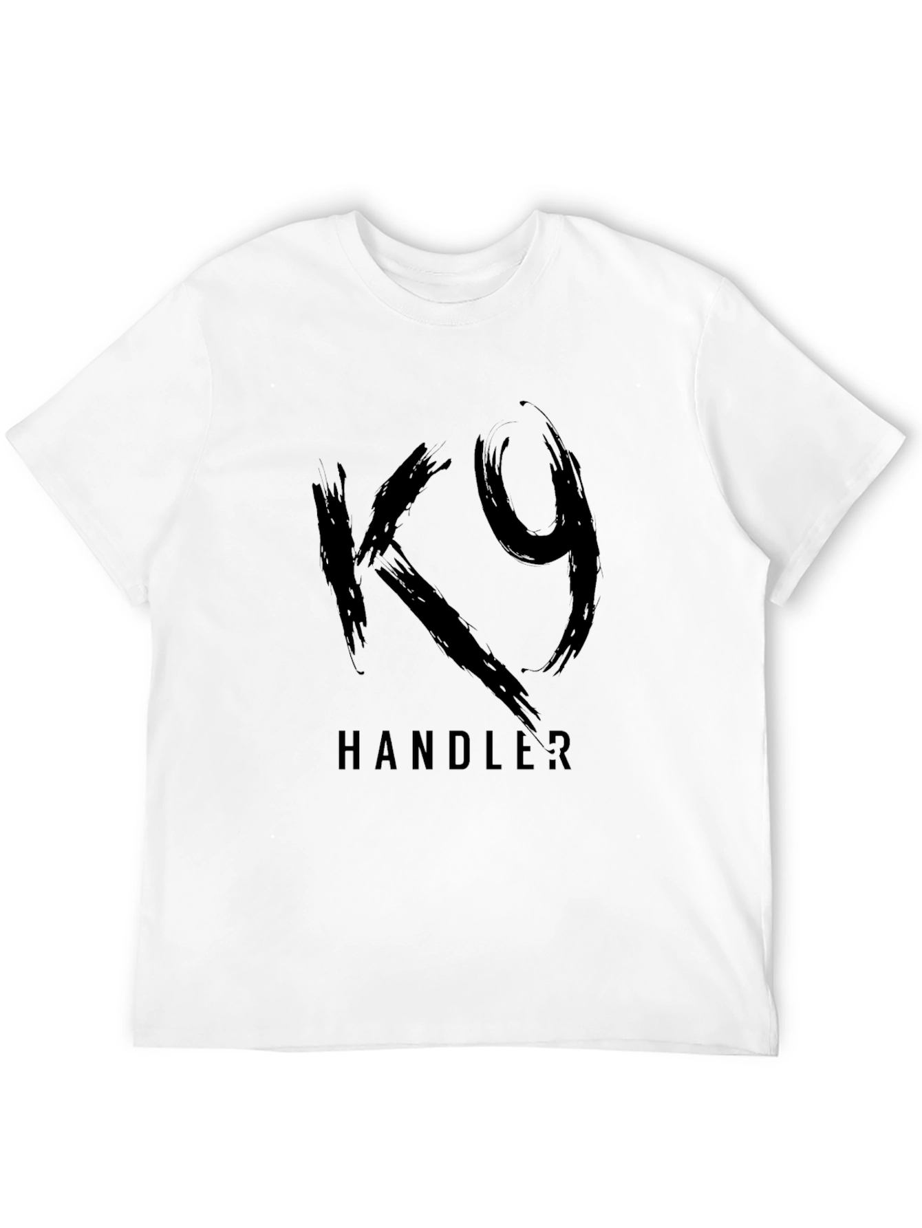 K9 Handler Black Graphic Tee