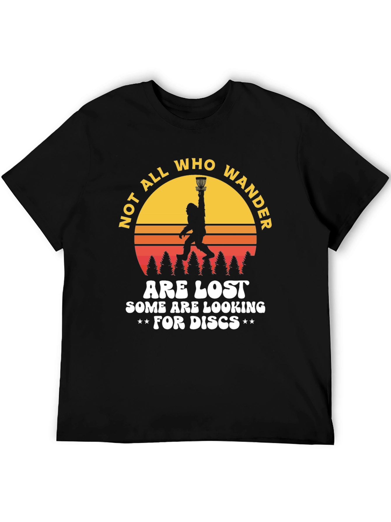 Not All Who Wander Disc Golf Tee